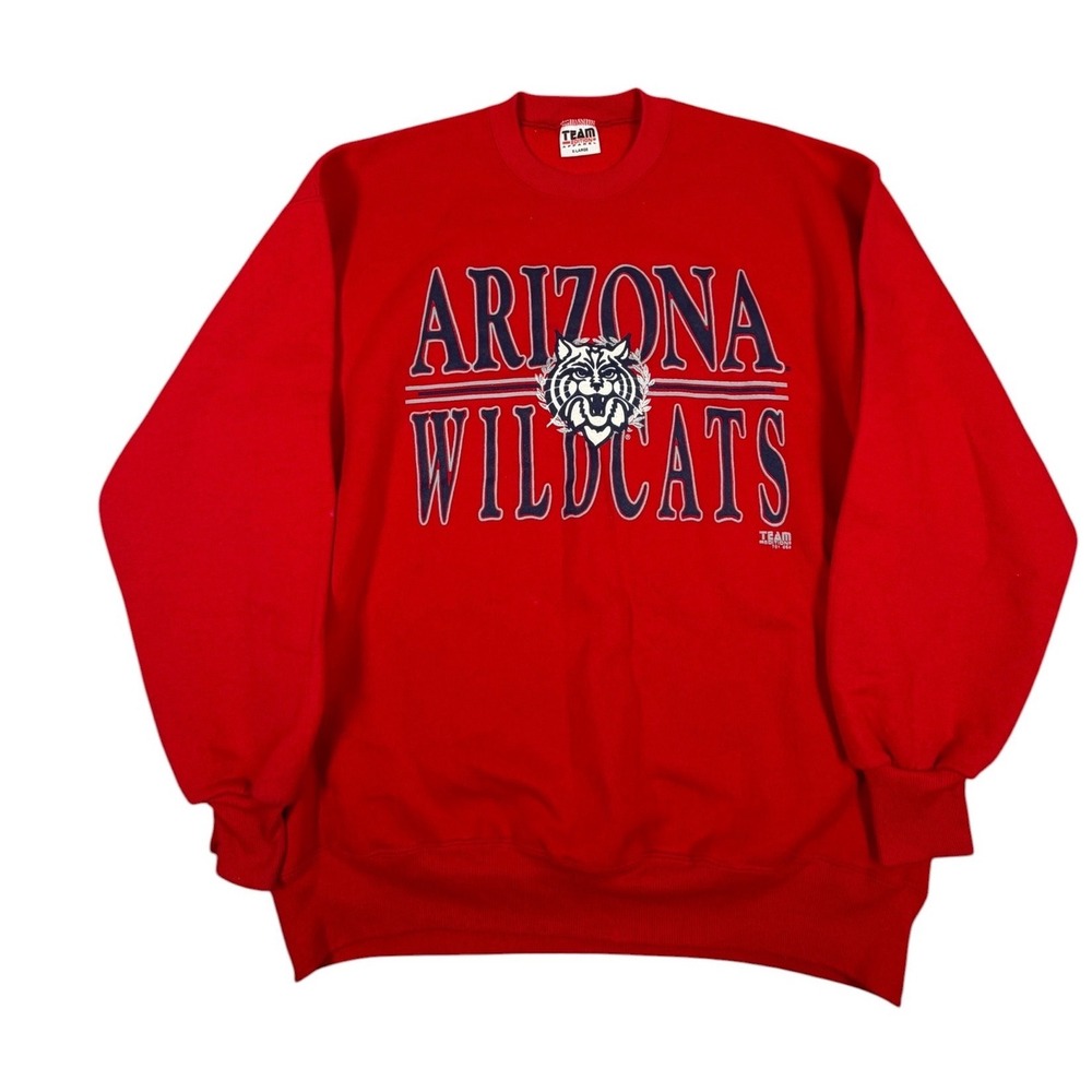 Team Edition Arizona Wildcats Mens XL Red Vintage Crewneck Sweatshirt NCAA